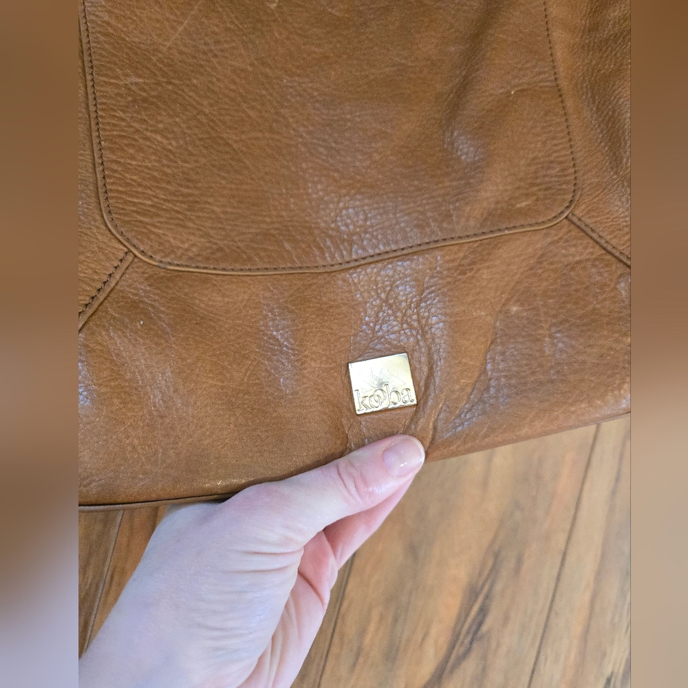 Kooba leather tote with tassel - Picture 6 of 12